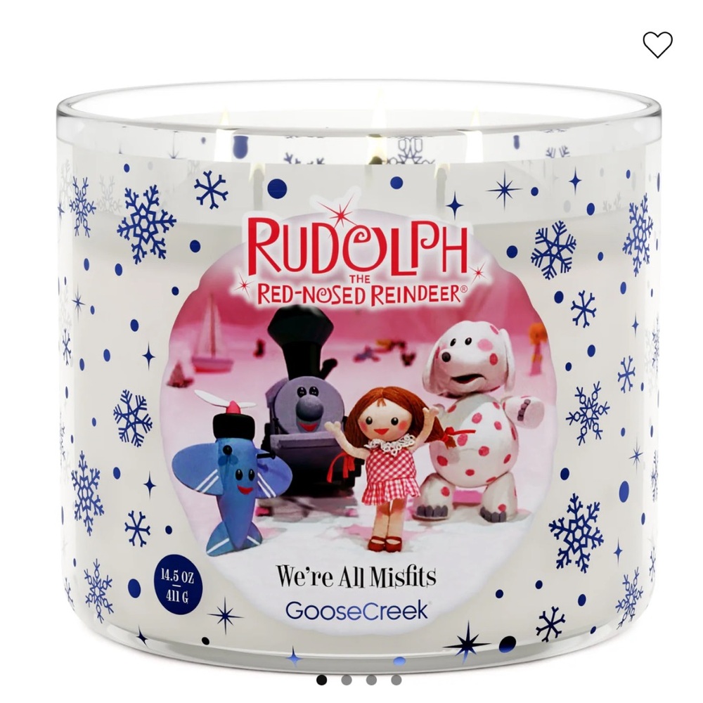 🎅 GC Rudolph the Red-Nosed Reindeer 3-Wick Candle NEW